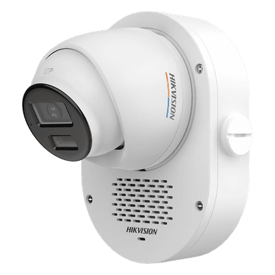 Cámara Turret TURBOHD / 2 Megapixel 1080p / Color 24/7 con Apertura F1.0 / Audio Bidireccional / Luz Blanca e IR 40 m (131.2 ft) / IP67 / Smart-Hybrid Light / 3D DNR