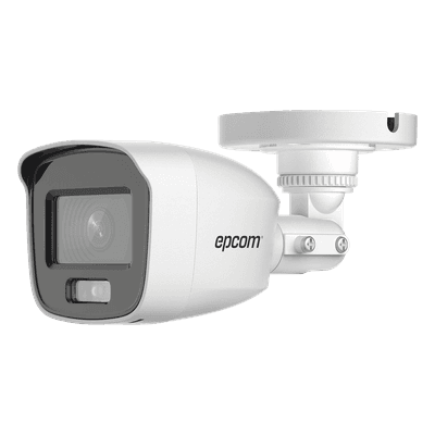 Cámara Bala TURBOHD / 2 Megapixel / Dual Light 20 m (65.6 ft) / Audio por Coaxitron / Gran Angular 100° / IP66 Metálica