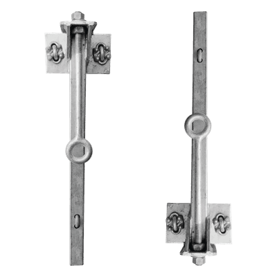Herrajes para Línea de Vida / Acero Galvanizado / 4.25 kg / Torre STZ30G-STZ45G / Cable 3/8"