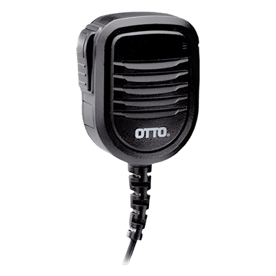 Micrófono-Bocina para Radio Portátil / Compatible Kenwood NX/TK Series / Certificación MIL-STD-810 / PTT 500,000 Ciclos / Audio 3.5 mm / Clip 360°