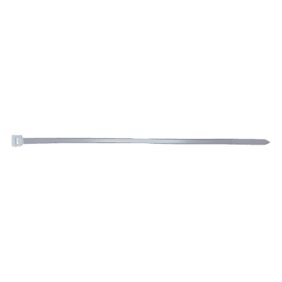 Cincho de nylon / 4.8mm x 190mm / 0.16ft x 0.62ft / 100 piezas / Nylon 66 / UL 94 V-2 / ASTM B-117