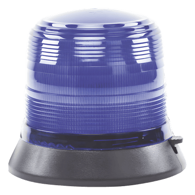 Burbuja Señalización LED / 6 LEDs / Color Azul / IP65 / Montaje Magnético / 12 VCC / Adaptador Vehicular