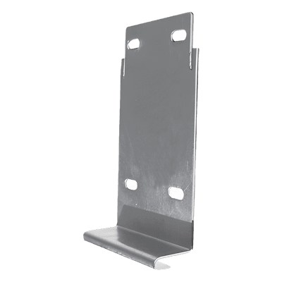 Placa de Salida a Tubo / Vertical / 66 mm / Acabado Galvanizado Electro-Zinc