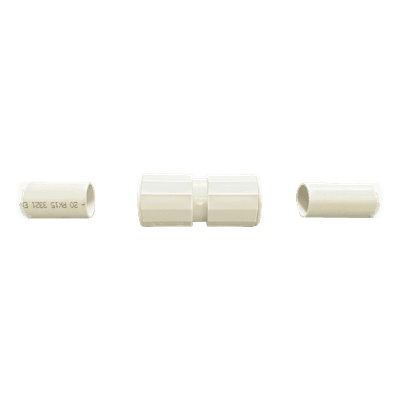 Cople para Tubería Rígida / 25 mm (1") / IP67 / Libre de Halógenos / Auto-extinguible / Sin Pegamento