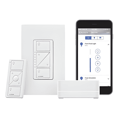 Kit de Iluminación Inteligente / Hub Pro / Atenuador 150 W LED / Control Remoto Pico / Sin Neutro / HomeKit, Alexa, Google Assistant