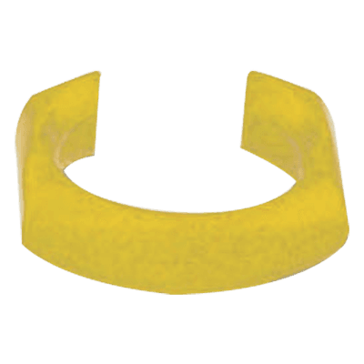 Clip de Identificación para Patch Cord / Color Amarillo / Bolsa 25 Piezas / UL Listed / -10°C a 60°C