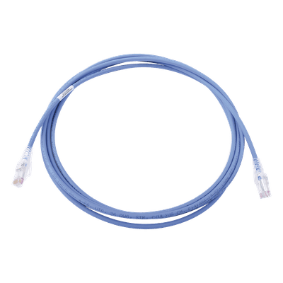 Patch Cord Cat6 UTP / CM/LS0H / 3.05m (10 pies) / 26 AWG / Azul / Bulk