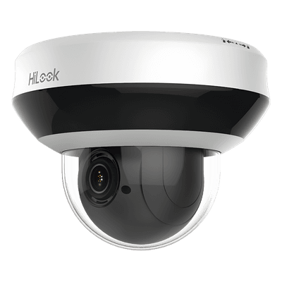 Mini Domo PTZ IP / 2 Megapixel / Zoom Óptico 4X / IR EXIR 20 m (65.6 ft) / WDR 120 dB / PoE / IP66 / IK10