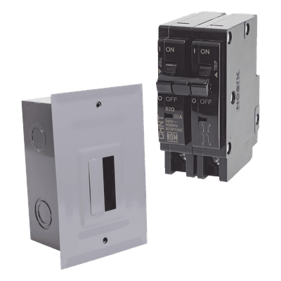 Kit Centro de Carga / 50A / 1 Fase 3 Hilos / 15A 2 Polos / 10kA / Empotrable