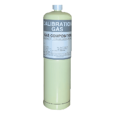 Cilindro de Calibración de Gas / Metano CH4 / 105 L / Mezcla 50% Aire / 2.5% LEL / Compatible Series 6 y 12