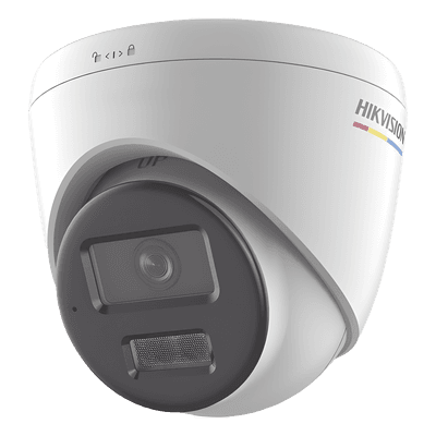 Cámara Turret IP / 6 Megapixel / Dual Light 30 m (98.4 ft) / ColorVu / AcuSense Lite / IP67 / PoE