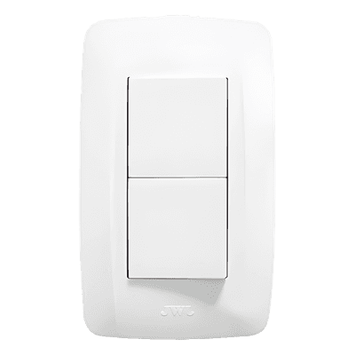 Apagador Escalera Doble / 10 A / 127 V CA / 60 Hz / 1 1/2 Módulos