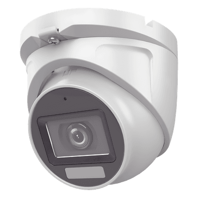 Cámara Turret TURBOHD / 2 Megapixel / Dual Light 30 m (98.4 ft) IR + 20 m (65.6 ft) Luz Blanca / Lente 2.8 mm / 100° de Visión / IP66 / Audio por Coaxitron / 4 en 1 Seleccionable