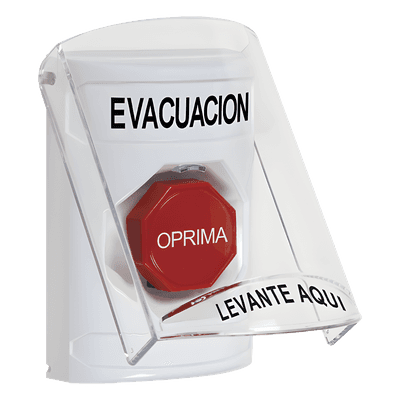 Botón de Evacuación / Restablecimiento con Llave / Tapa de Policarbonato / UL/cUL/ADA / NEMA 3R / -40°C a 121°C