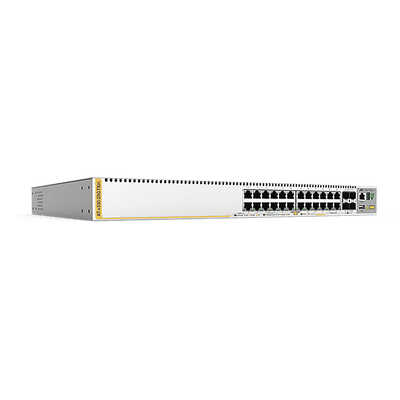 Switch Capa 3 Stackeable / 20x 10/100/1000 Mbps / 4x 100M/1G/2.5/5G-T / 4x SFP+ 10G / 160 Gbps / 119 Mpps / Fuente Redundante