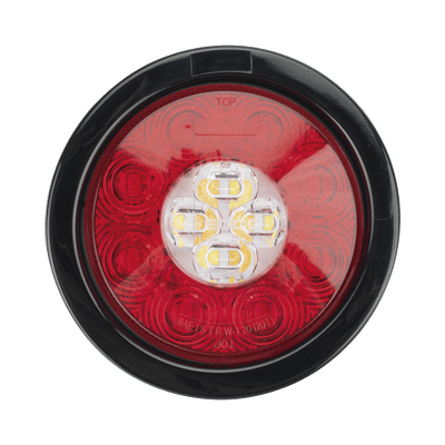 Plafón Circular Trasero / 16 LED / Rojo/Blanco/Ámbar / 5.4 Pulgadas / IP67 / 12-24 V / SAE Class I