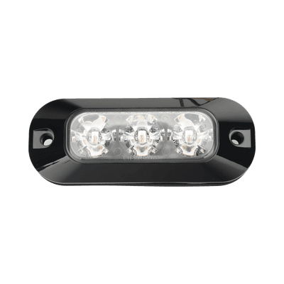 Luz Perimetral LED / 3 LEDs / 21 Patrones de Destello / 12-24 VCC / SAE J595 Clase I / Uso Interior y Exterior