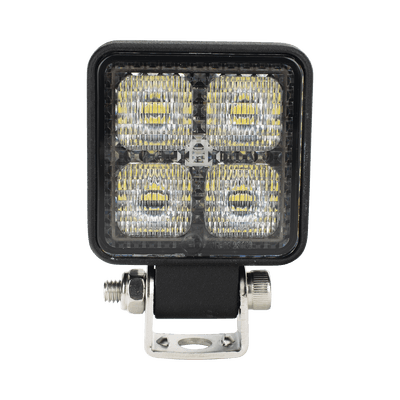 Luz de Trabajo LED / 800 Lúmenes / 4 LEDs 10 W / Alcance 75 m (246.1 ft) / 12-24 VCD / IP67 e IP69K