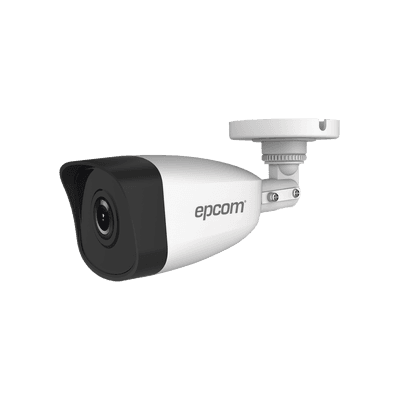 Cámara Bala IP / 2 Megapixel / Lente 2.8 mm / IR EXIR 30 m (98.4 ft) / IP67 / PoE / dWDR / H.265
