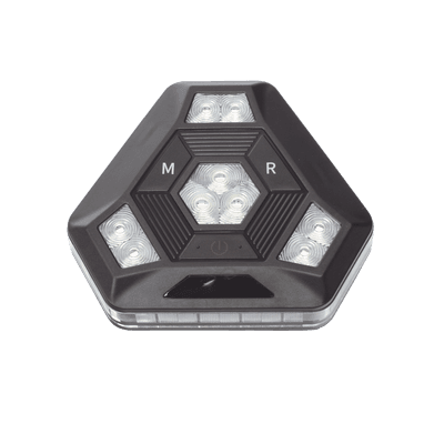 Luz de Advertencia LED / 27 LEDs / 900 Lúmenes / IP67 / 12 Patrones / Batería 20 h / Sincronización Inalámbrica