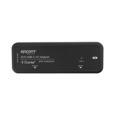 Extensor de Audio y Video / Dante® 2CH / USB-C I/O / HDMI 4K@30Hz / 100 m (328 ft) / PoE / Latencia 1-5 ms / ESD ±8 kV