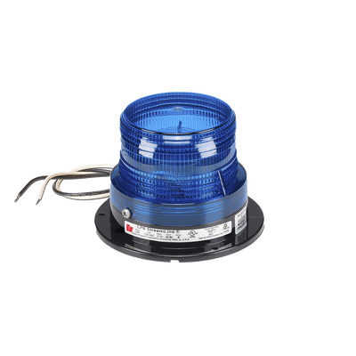Estrobo Compacto / 120 Vca / 3-5/8' (92.5 mm) / 175,000 Candelas / Azul / -35°C a 66°C
