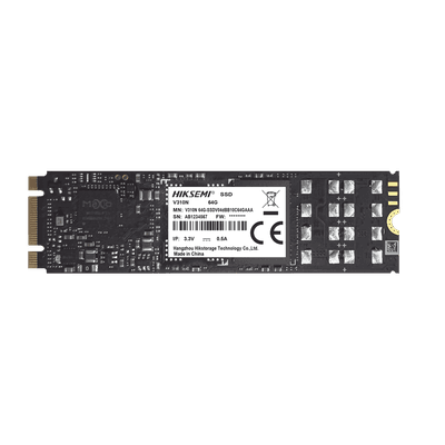 SSD M.2 / 1 TB / SATA III / Lectura 550 MB/s / Escritura 525 MB/s / Operación 24/7 / 0°C a 70°C (32°F a 158°F) / Videovigilancia Móvil