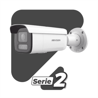Cámara Bala IP / 2 Megapixel / Lente Motorizado 2.8-12 mm / Smart Hybrid Light 60 m (196.9 ft) / WDR 120 dB / IP67 / IK10 / PoE+
