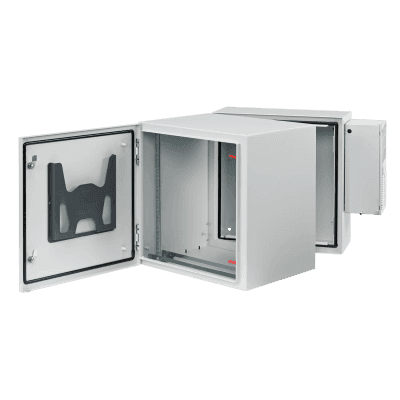 Gabinete Industrial / 19 UR / Aire Acondicionado 4000 BTU / NEMA 4/12 / IP66 / IK10 / Doble Bisagra / 36" Alto x 24" Ancho x 30" Prof (914.4 x 609.6 x 762 mm)