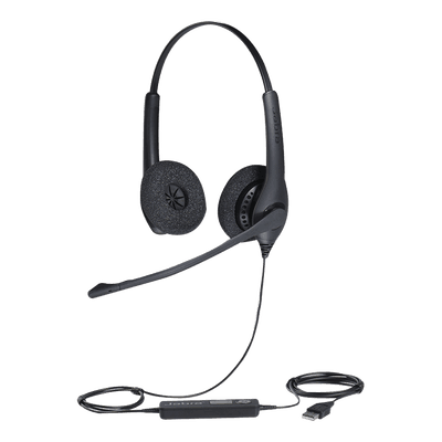 Auricular USB Profesional / Cancelación de Ruido / DSP Audio HD / Brazo Articulado 270° / PeakStop Protección Auditiva / Plug-and-Play