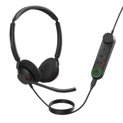 Diadema IP / Cancelación de Ruido con 3 Micrófonos / USB-C y USB-A / Audio 20 Hz - 20 kHz / SafeTone 2.0 / 63 g