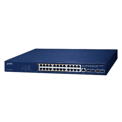 Switch Gestionado PoE++ / 16 Puertos Gigabit PoE++ 95W / 8 Puertos Gigabit / 4 Puertos 10G SFP+ / Presupuesto PoE 420W / L2/L4 / ERPS / Rack 440 mm (17.3 in)