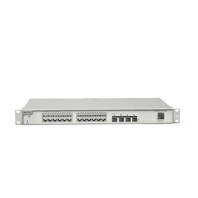 Switch Administrable Capa 2+ / 24 Puertos Gigabit / 4 SFP+ 10Gb / Capacidad de Conmutación 128 Gb/s / Gestión en Nube / Montaje Rack 1U