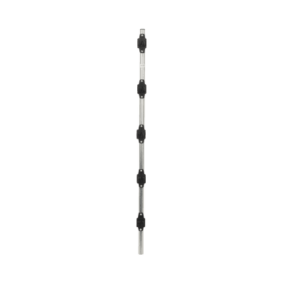 Poste de Paso para Cercas Eléctricas / Tubo Redondo 25 mm (1 in) / Longitud 1 m (39.4 in) / 5 Aisladores Integrados / Acero Galvanizado en Caliente