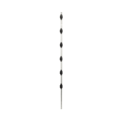 Poste de Paso para Cercas Eléctricas / Tubo de Acero Galvanizado / 6 Aisladores / Longitud 1.4 m (4.6 ft) / Diámetro 25 mm (1 in) / Sin Pintura
