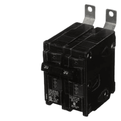 Interruptor Termomagnético / 2 Polos / 30 A / 120/240 V AC / 10 kA / Conexión Atornillable / UL 489