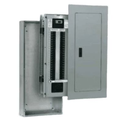 Tablero de alumbrado / 18 circuitos / Barras aluminio 250 A / Frente sobreponer / Sin zapatas principales
