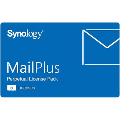 Licencias de Servidor de Correo / 5 Cuentas Permanentes / Migración entre NAS / Alta Disponibilidad / Hasta 21,000 Usuarios