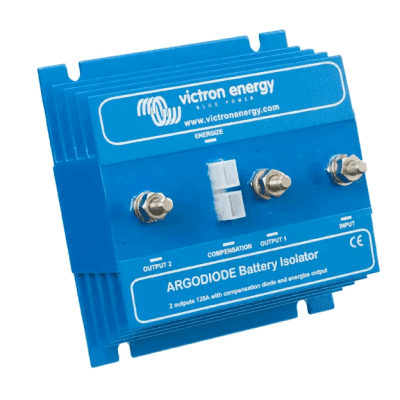 Aislador de Baterías / 160A / 2 Bancos / Caída de Tensión 0,3V-0,45V / 12V-24V DC / 525,6 ft Cable