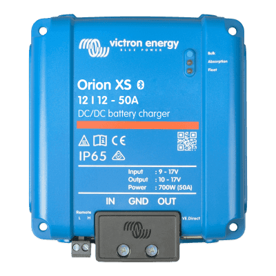 Cargador de Baterías CC-CC / 50 A / 12 V / IP65 / Bluetooth Smart / VE.Direct / Alternador Inteligente